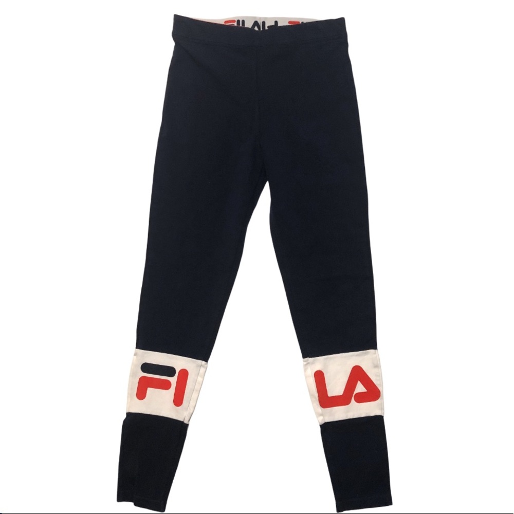 Fila Navy Blue Logo Leggings
